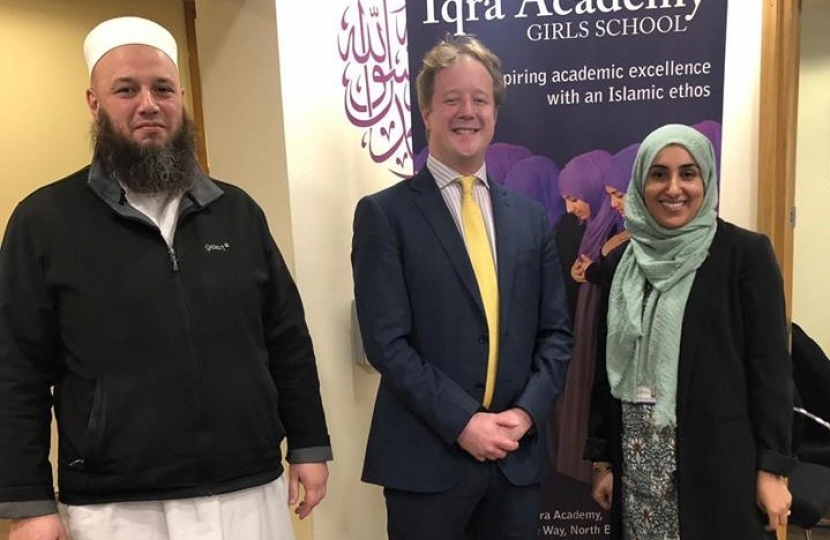 Paul Bristow at Iqra Academy